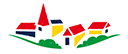 Colorful houses with yellow diamond shapes